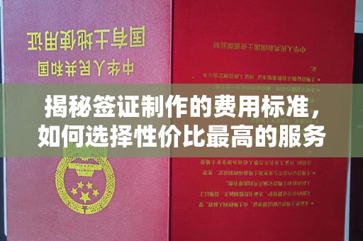 孝义揭秘签证制作的费用标准，如何选择性价比最高的服务？