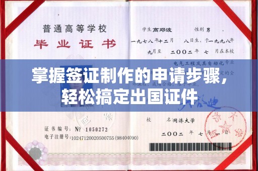 孝义掌握签证制作的申请步骤，轻松搞定出国证件