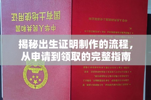 孝义揭秘出生证明制作的流程，从申请到领取的完整指南